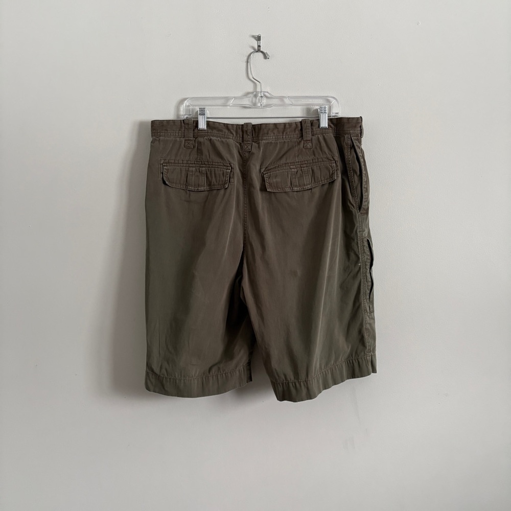 Eddie Bauer Mens Cargo Shorts Size 38 Green Utility Casual 100% Cotton Outdoor - Picture 5 of 10